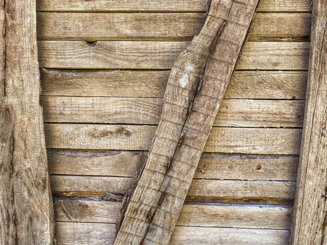 Natural wood texture. Brown old weathered planks for background. Diagonal arrangement