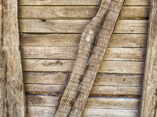 Natural wood texture. Brown old weathered planks for background. Diagonal arrangement