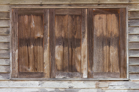 Old wooden windows