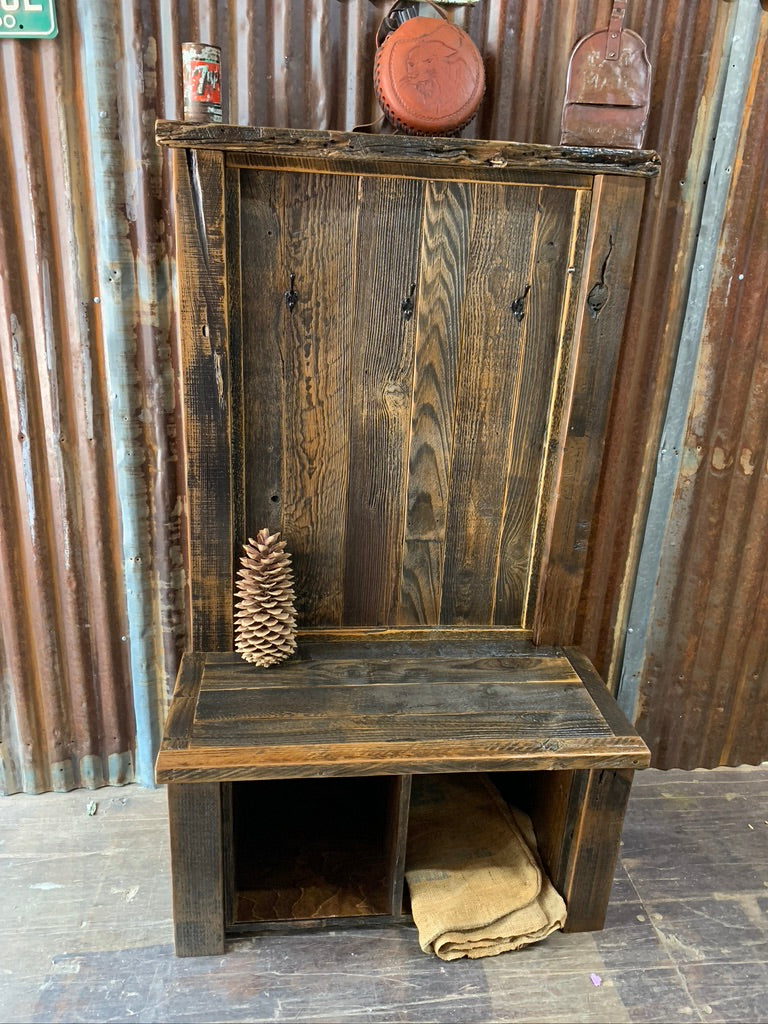 Reclaimed Wood Hall Trees | Barnwood Hall Trees