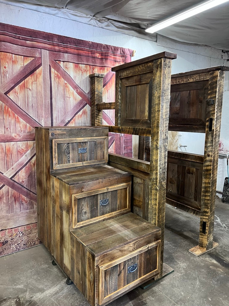 Rustic Bunk Beds | Reclaimed Wood | Barn wood