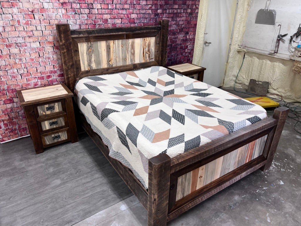 Rustic Trim Bed | Reclaimed Wood Bed