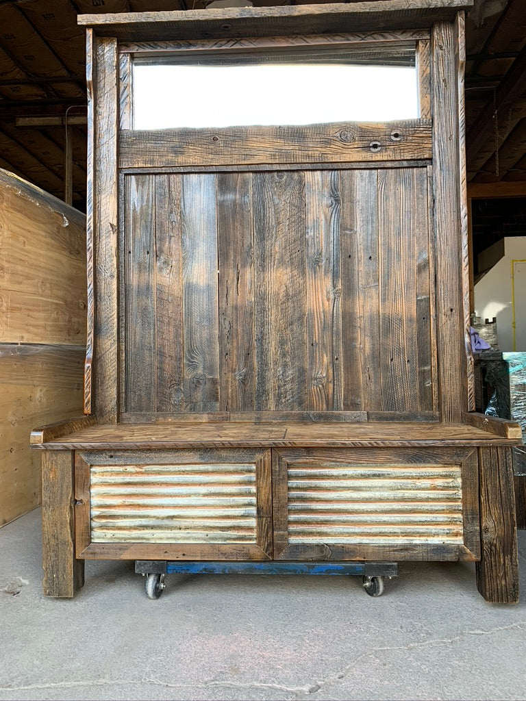 Reclaimed Wood Hall Trees | Barnwood Hall Trees