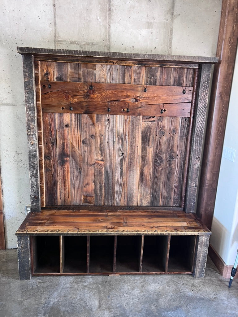 Reclaimed Wood Hall Trees | Barnwood Hall Trees