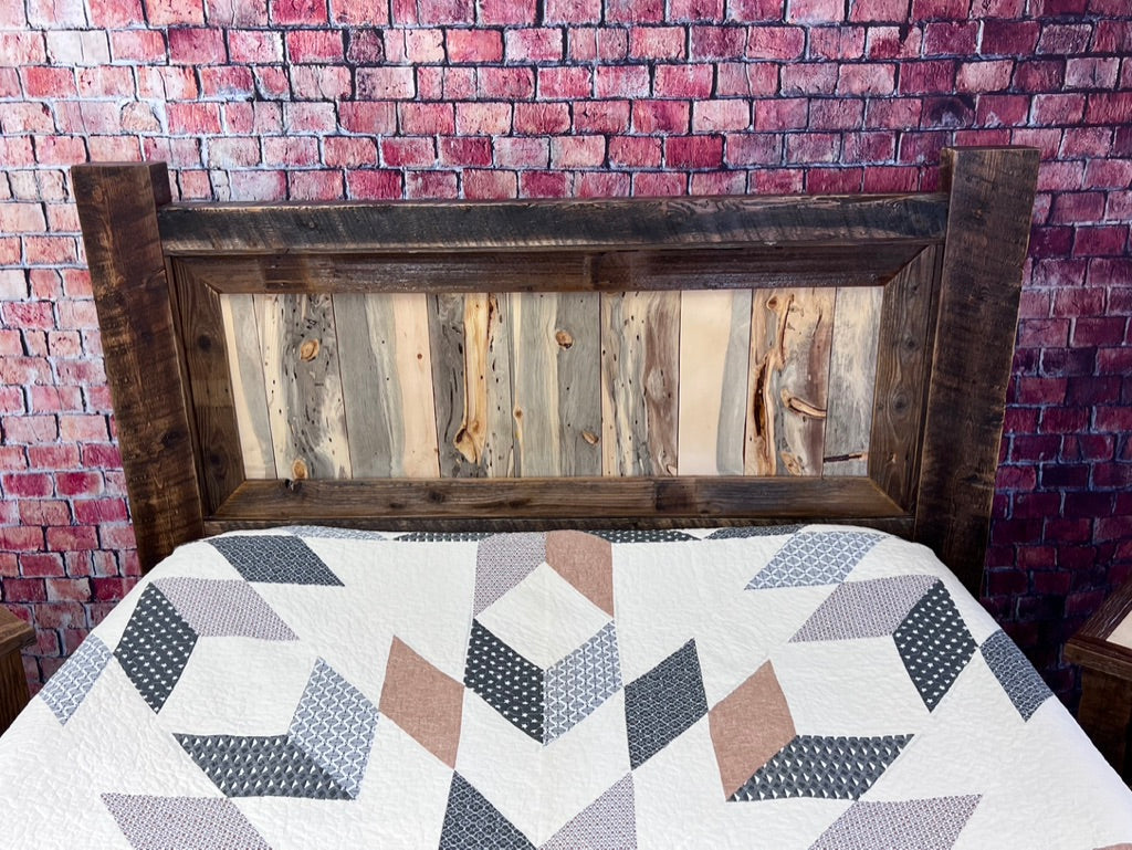 Rustic Trim Bed | Reclaimed Wood Bed