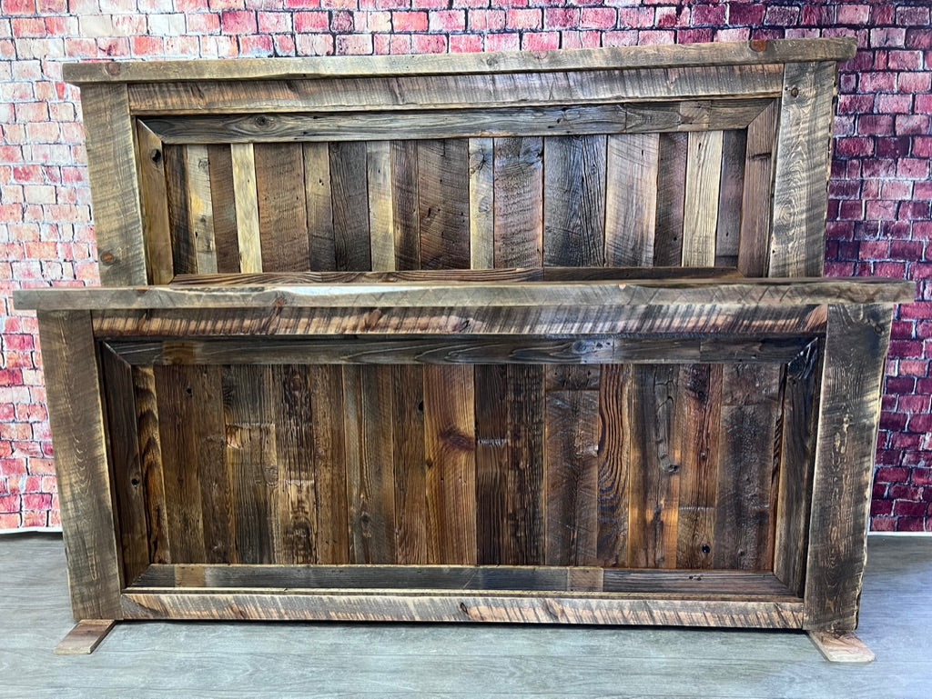 Rustic Trim Bed | Reclaimed Wood Bed