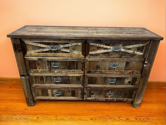 Reclaimed Wood Dresser | Rustic Trim Dresser